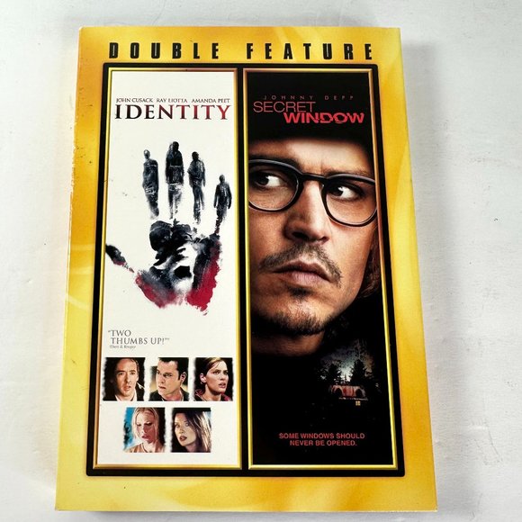 Double Feature DVD Identity and Secret Window - Picture 1 of 7